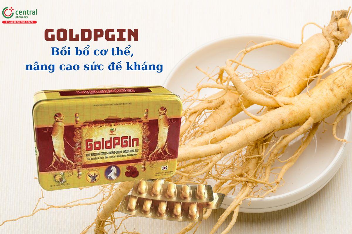 Goldpgin - Bồi bổ cơ thể, tăng đề kháng, làm giảm mệt mỏi