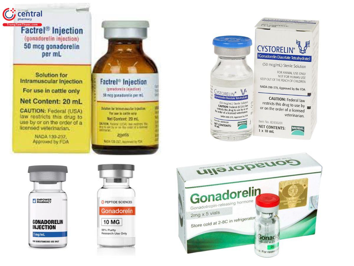 Một số sản phẩm có chứa gonadorelin