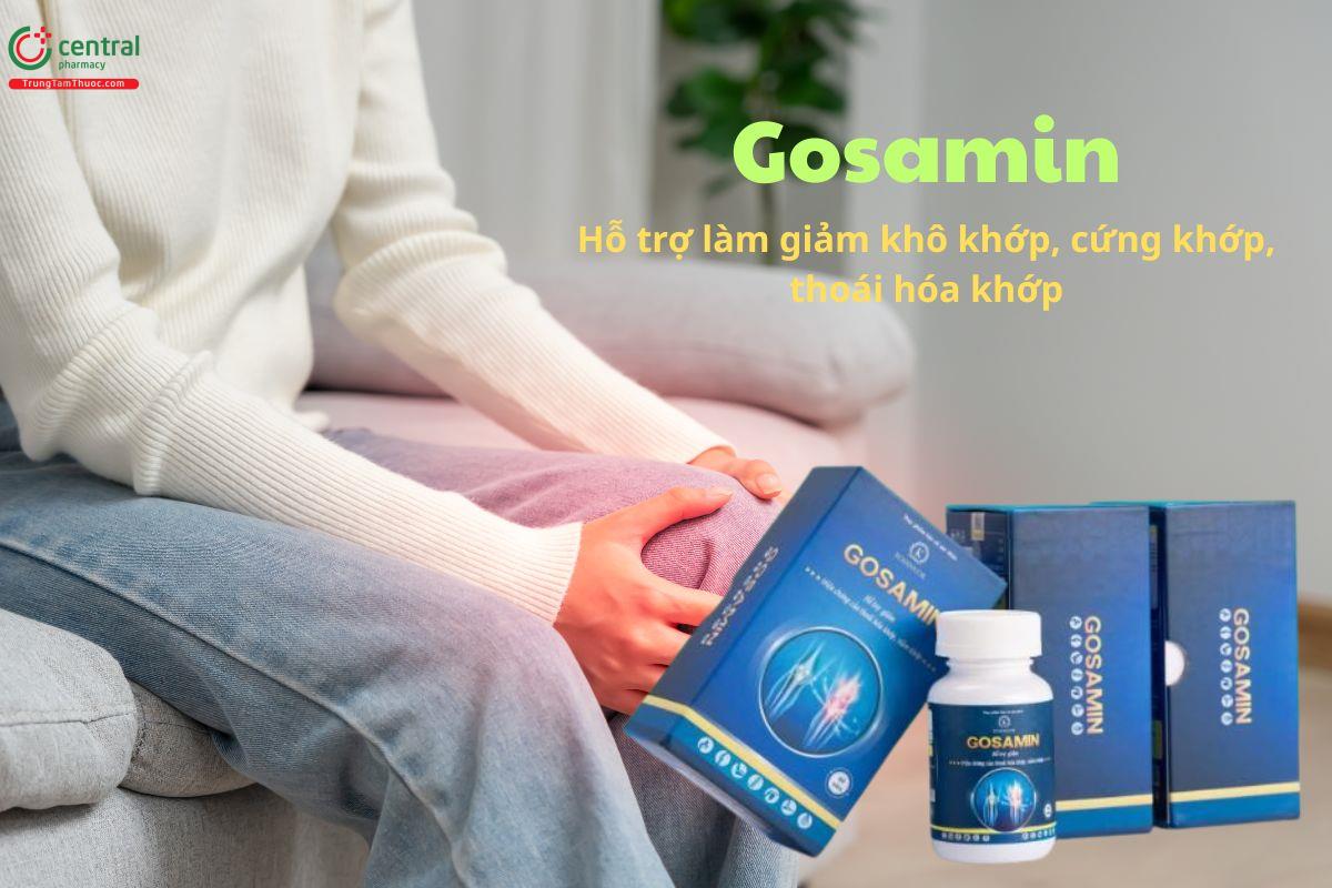 Gosamin giảm khô khớp, cứng khớp, cải thiện vận động