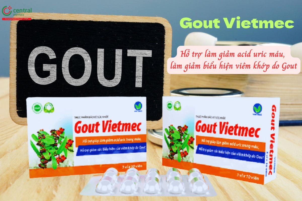 Gout Vietmec làm giảm biểu hiện viêm khớp do Gout