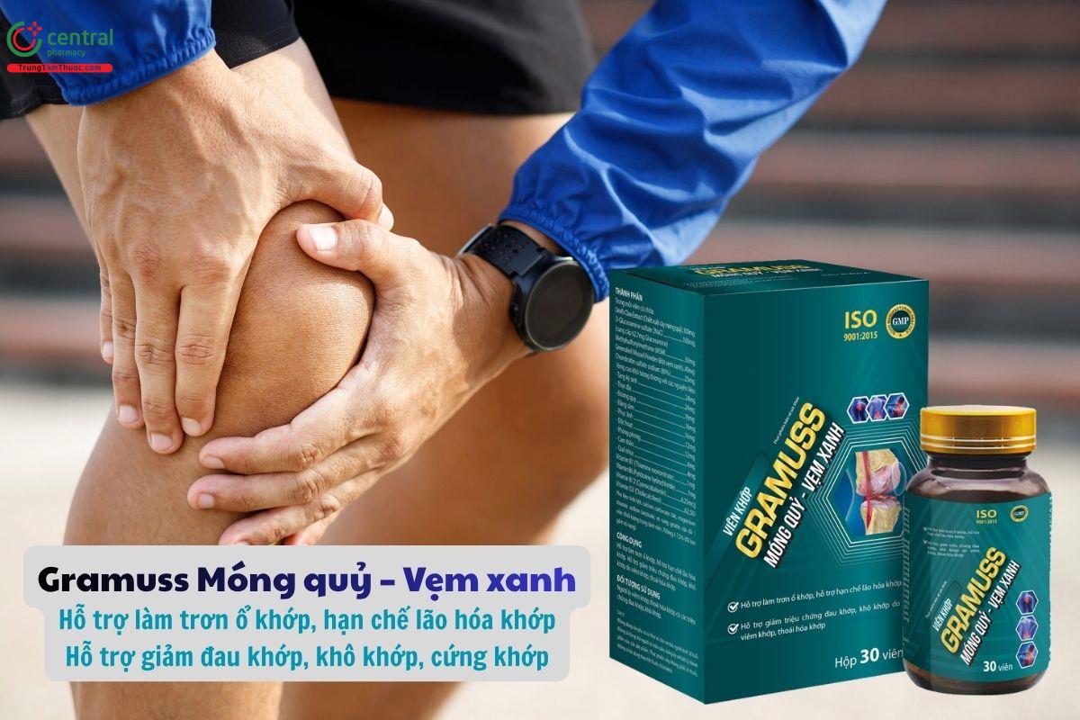 Gramuss Móng quỷ - Vẹm xanh giảm đau khớp, khô khớp do thoái hóa khớp