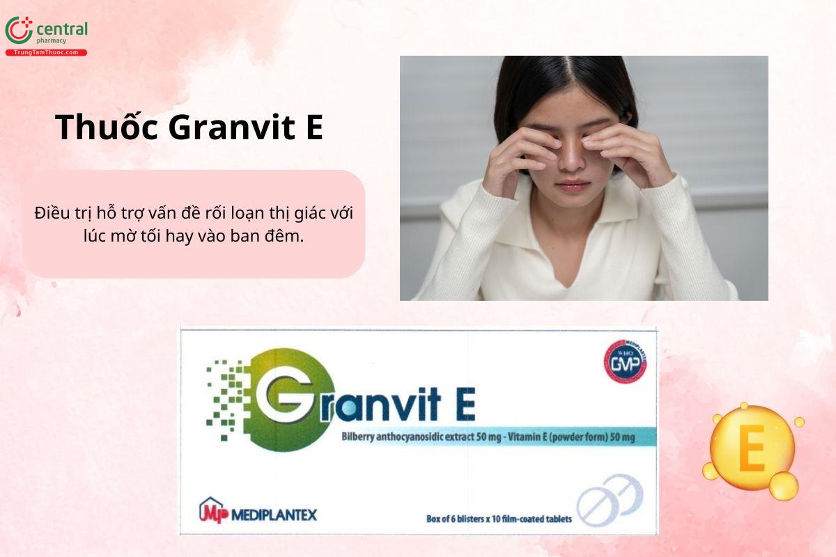 Chỉ định của thuốc Granvit E