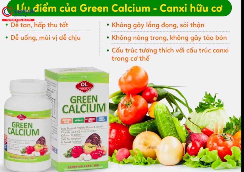 Ưu điểm của Green Calcium
