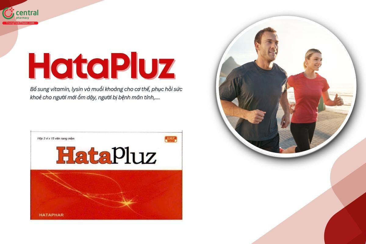 Thuốc HataPluz Hataphar bổ sung vitamin, lysin và muối khoáng cho cơ thể