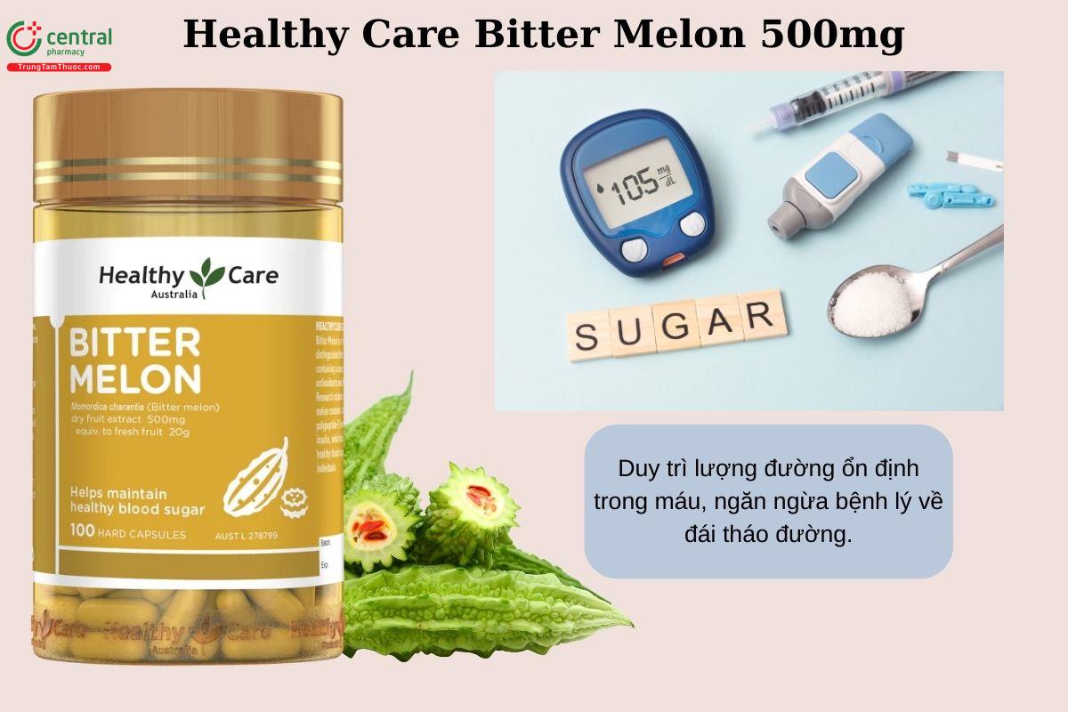 Công dụng của Healthy Care Bitter Melon 500mg