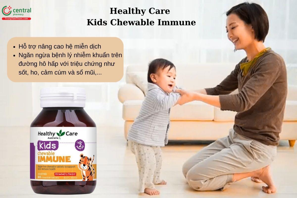 Công dụng của Healthy Care Kids Chewable Immune