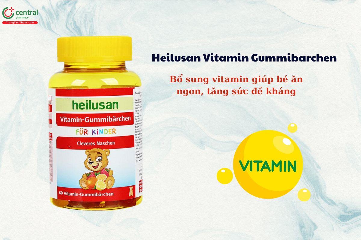 Kẹo dẻo Heilusan Vitamin Gummibärchen hỗ trợ ăn ngon, tăng sức đề kháng