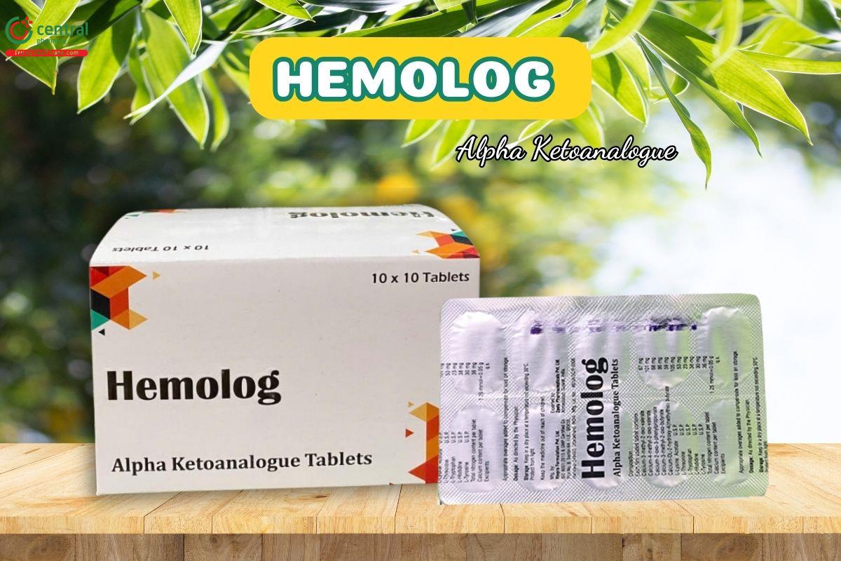 Thuốc Hemolog - Điều trị bệnh về rối loạn chuyển hóa protein ở bệnh thận mạn