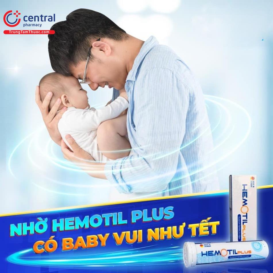Hình 3: Hemotil Plus - Cải thiện khả năng sinh sản của nam giới