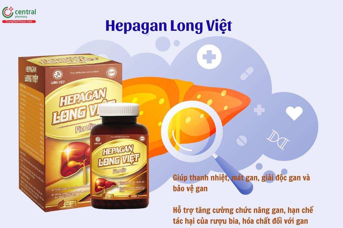 Hepagan Long Việt - Thanh nhiệt, giải độc, mát gan, bảo vệ gan