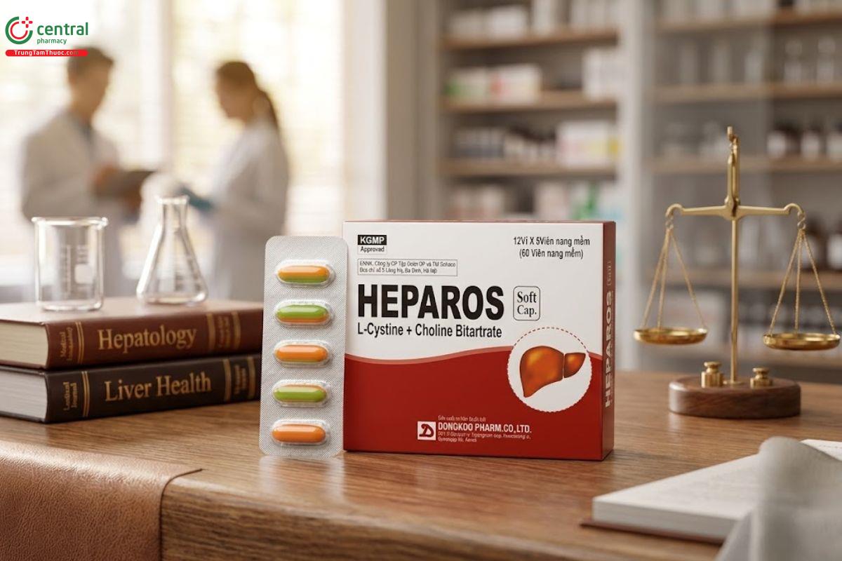 Heparos - Viên giải độc gan Hàn Quốc