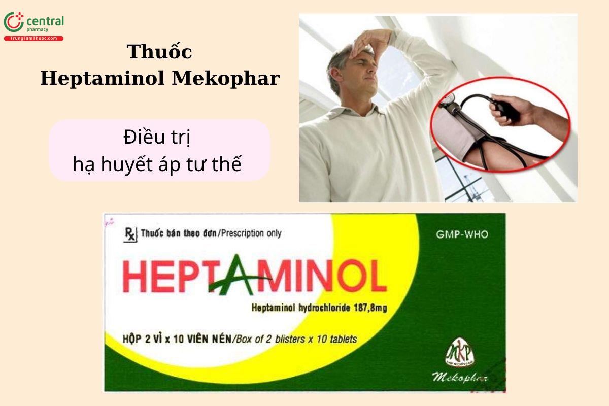 Chỉ định của thuốc Heptaminol Mekophar 187,8mg