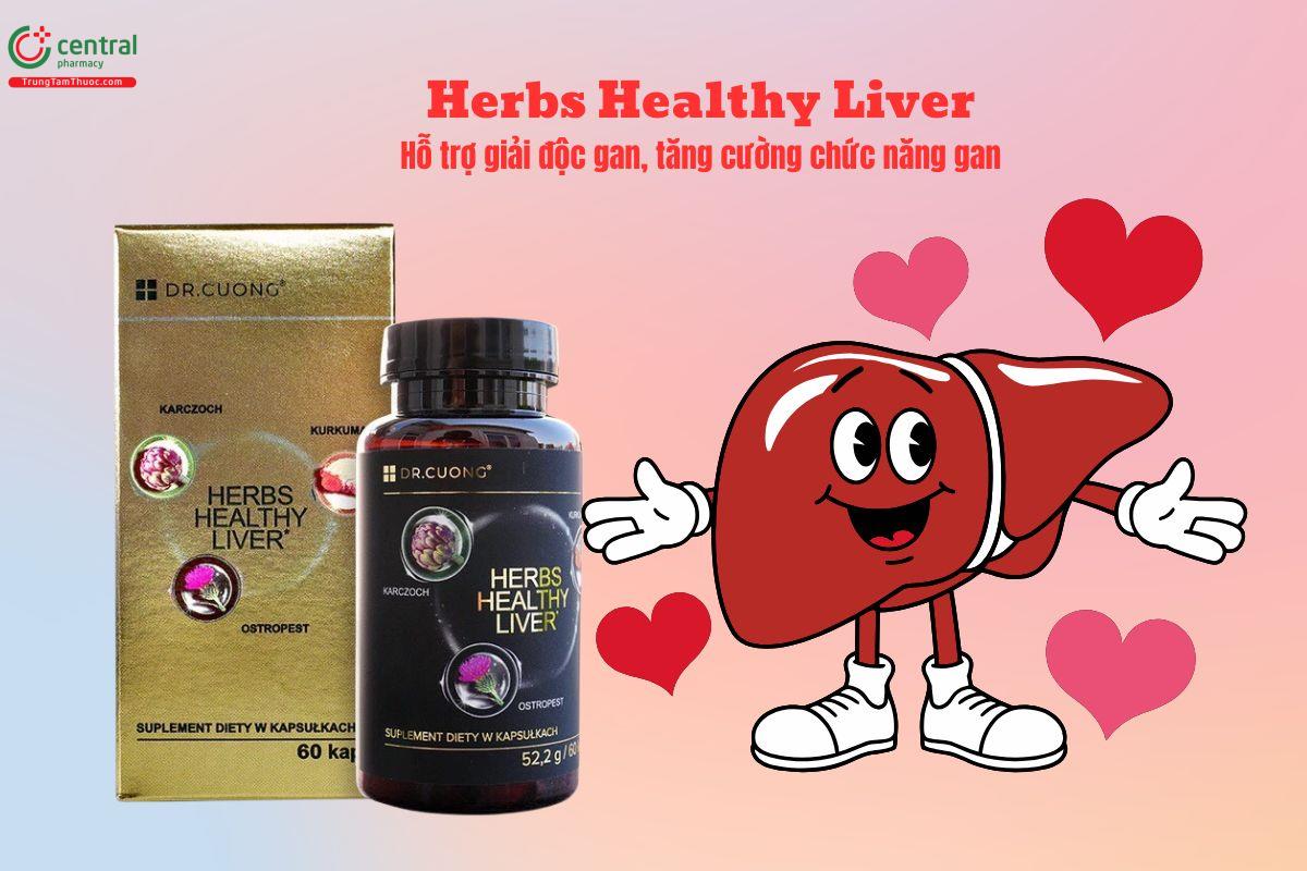 Herbs Healthy Liver - Bảo vệ gan, giải độc gan, tăng chức năng gan