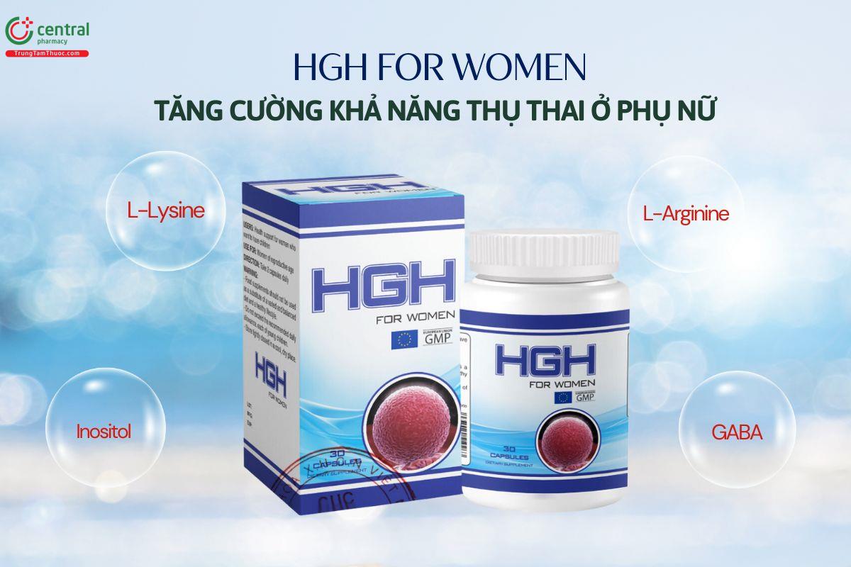 Thành phần HGH For Women