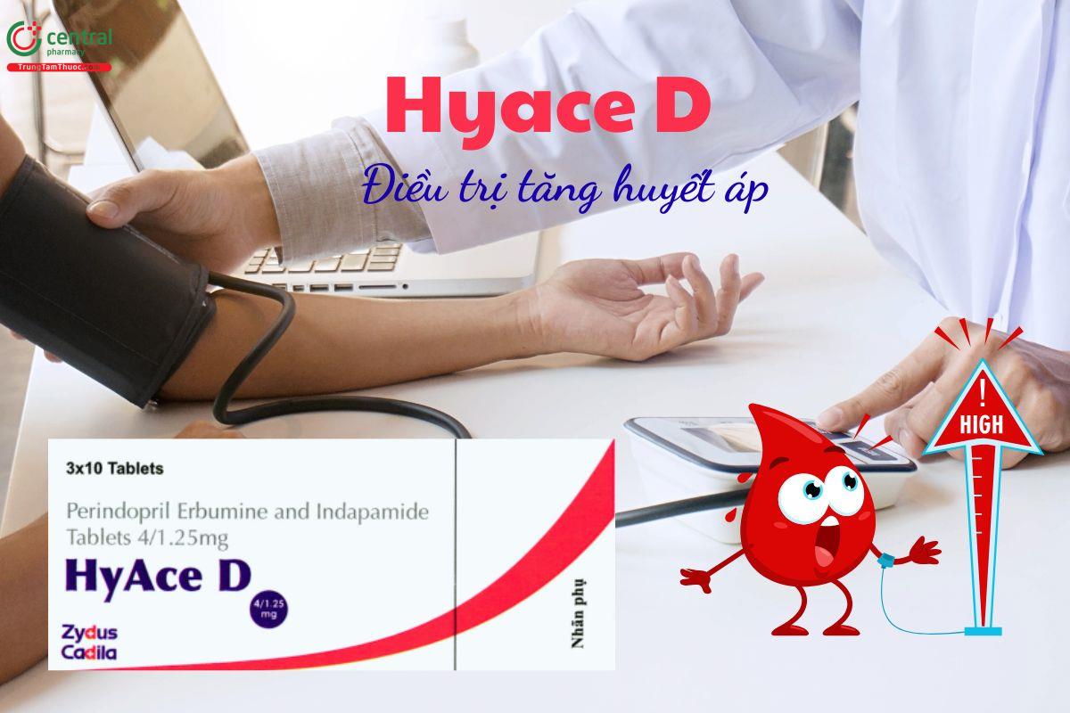 Thuốc Hyace D điều trị tăng huyết áp nguyên phát