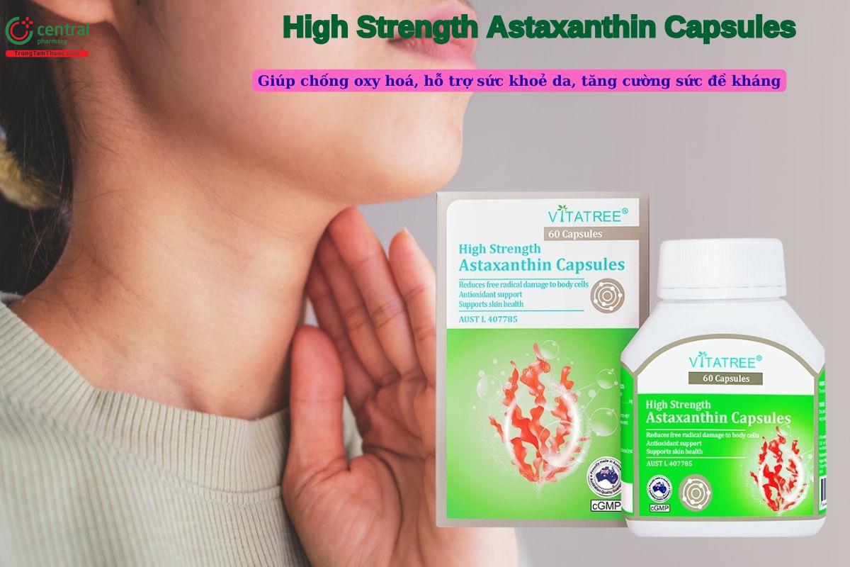 Viên uống High Strength Astaxanthin Capsules giúp tăng cường đề kháng, giúp tăng sức khoẻ da