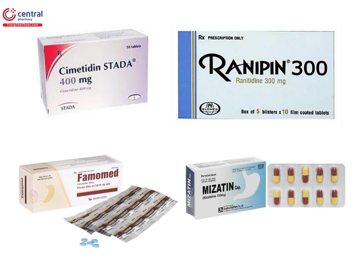 Một số chế phẩm kháng histamin H2 trong điều trị viêm loét dạ dày - tá tràng