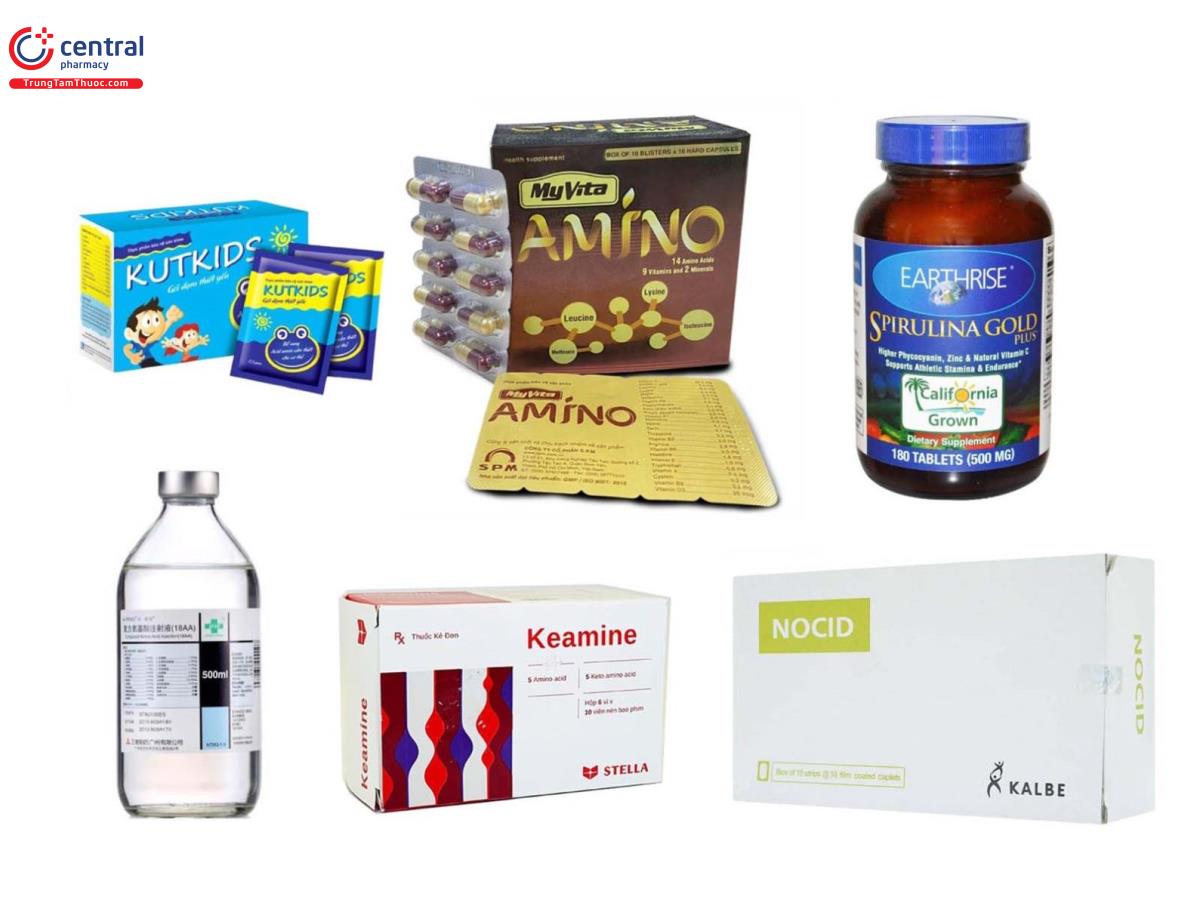 Một số sản phẩm chứa Histidine
