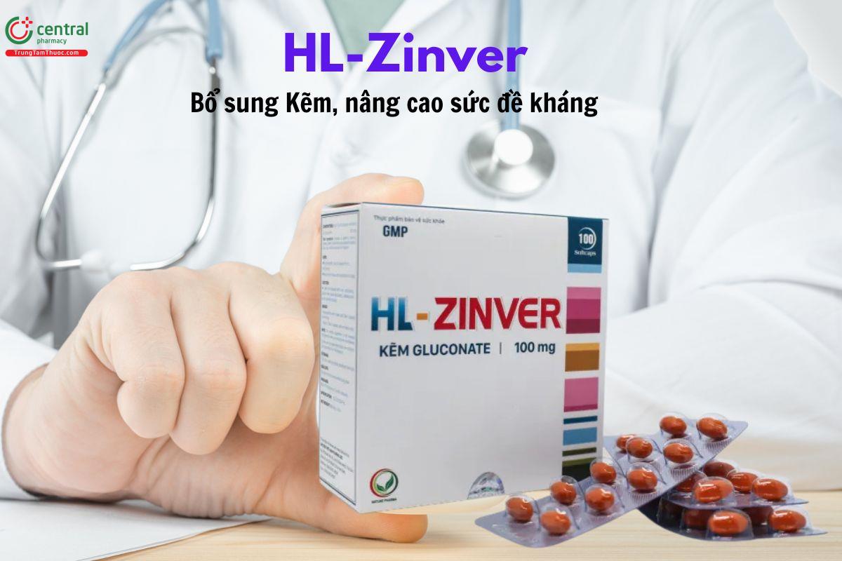 HL-Zinver 100mg - Bổ sung kẽm, nâng cao sức đề kháng