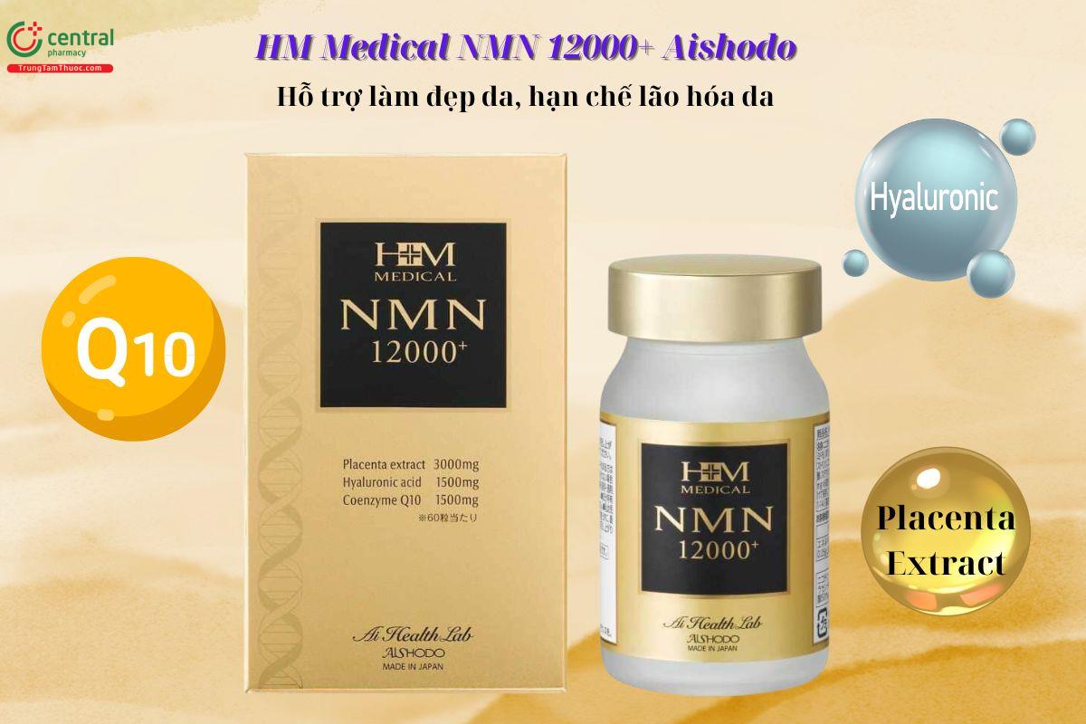 HM Medical NMN 12000+ Aishodo - Làm đẹp da, hạn chế lão hóa