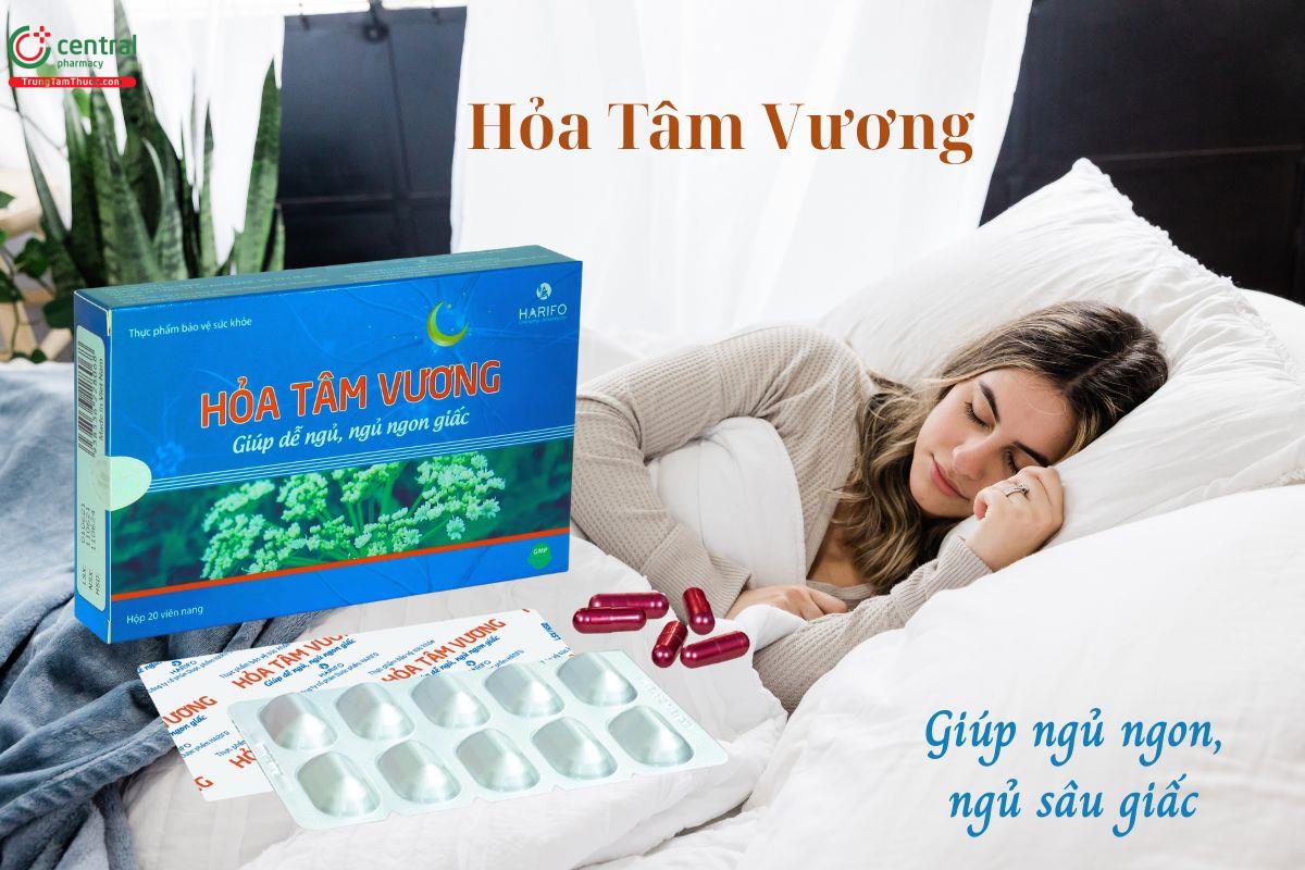 Hỏa Tâm Vương giúp dễ ngủ, ngủ ngon, sâu giấc