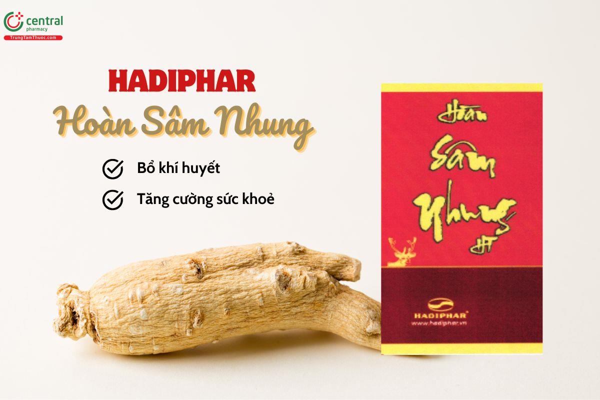 Thuốc Hoàn sâm nhung - HT bổ khí huyết, trị suy nhược cơ thể
