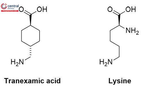 Hình 4: Acid Tranexamic và Lysin