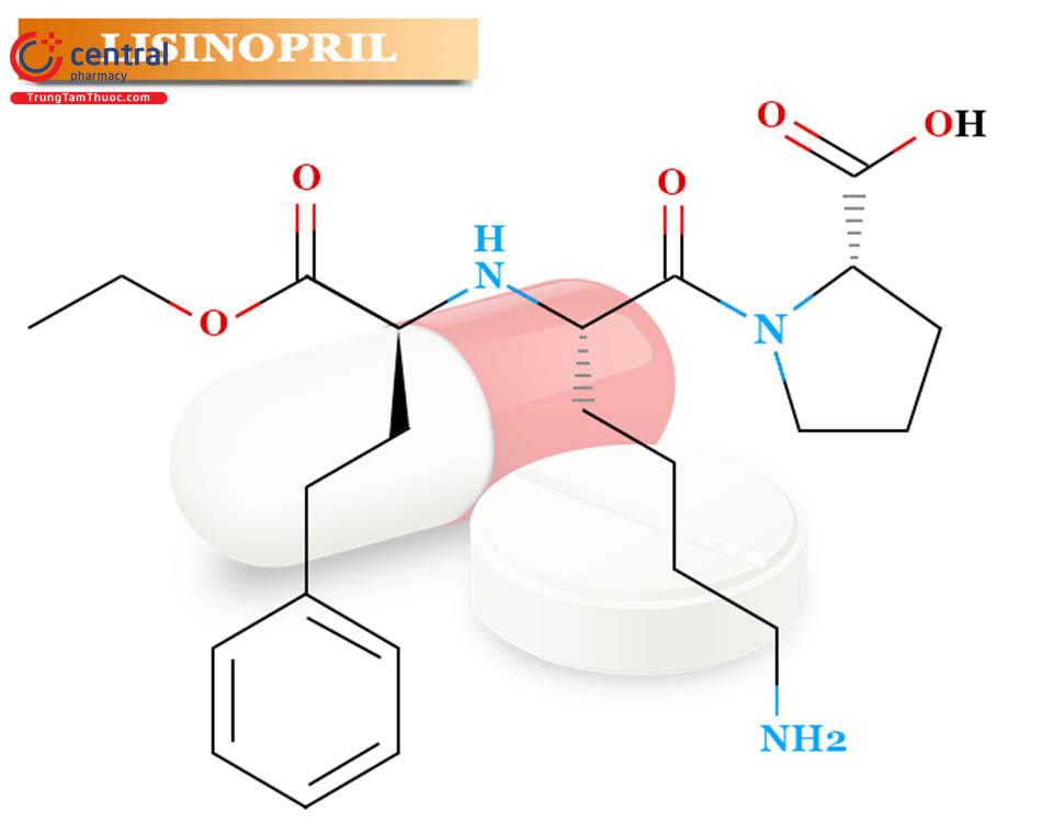 Hình 1: Hoạt chất Lisinopril