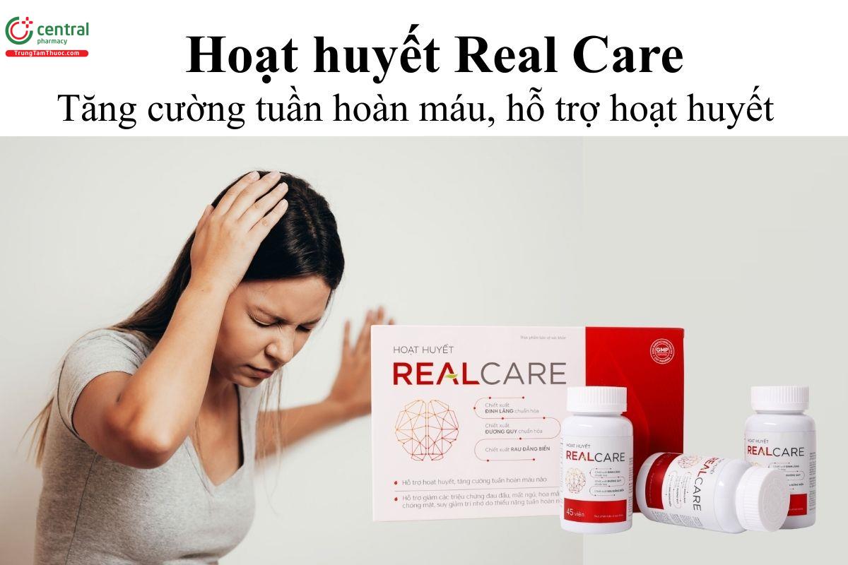 Hoạt huyết Real Care - Tăng cường tuần hoàn máu, hỗ trợ hoạt huyết