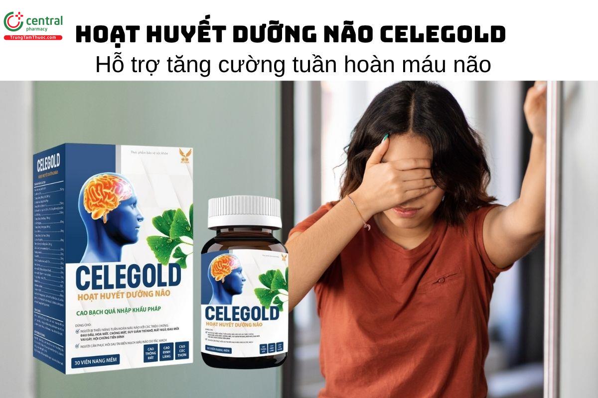 Hoạt Huyết Dưỡng Não Celegold - Hỗ trợ tăng cường tuần hoàn máu não