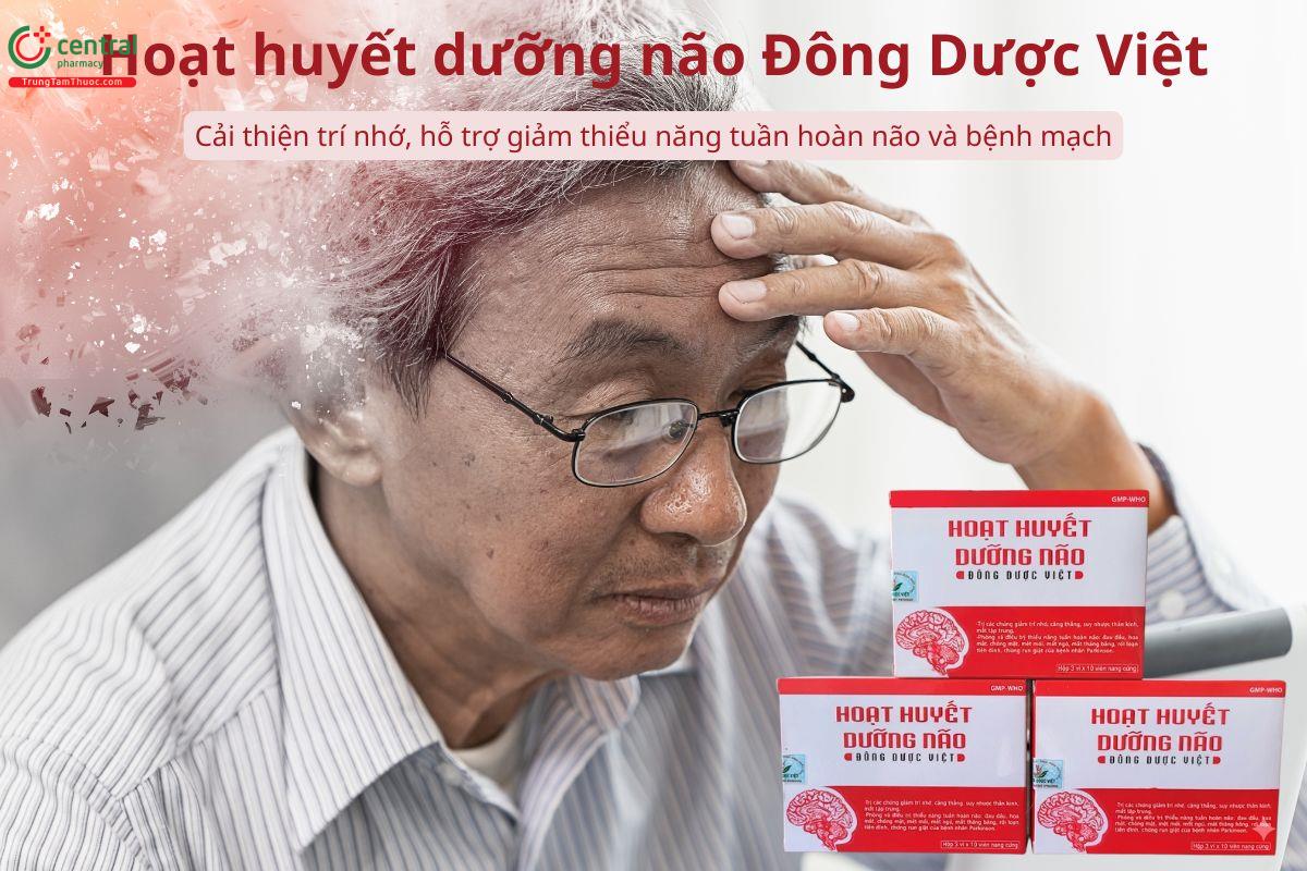Hoạt huyết dưỡng não Đông Dược Việt giảm đau đầu, chóng mặt