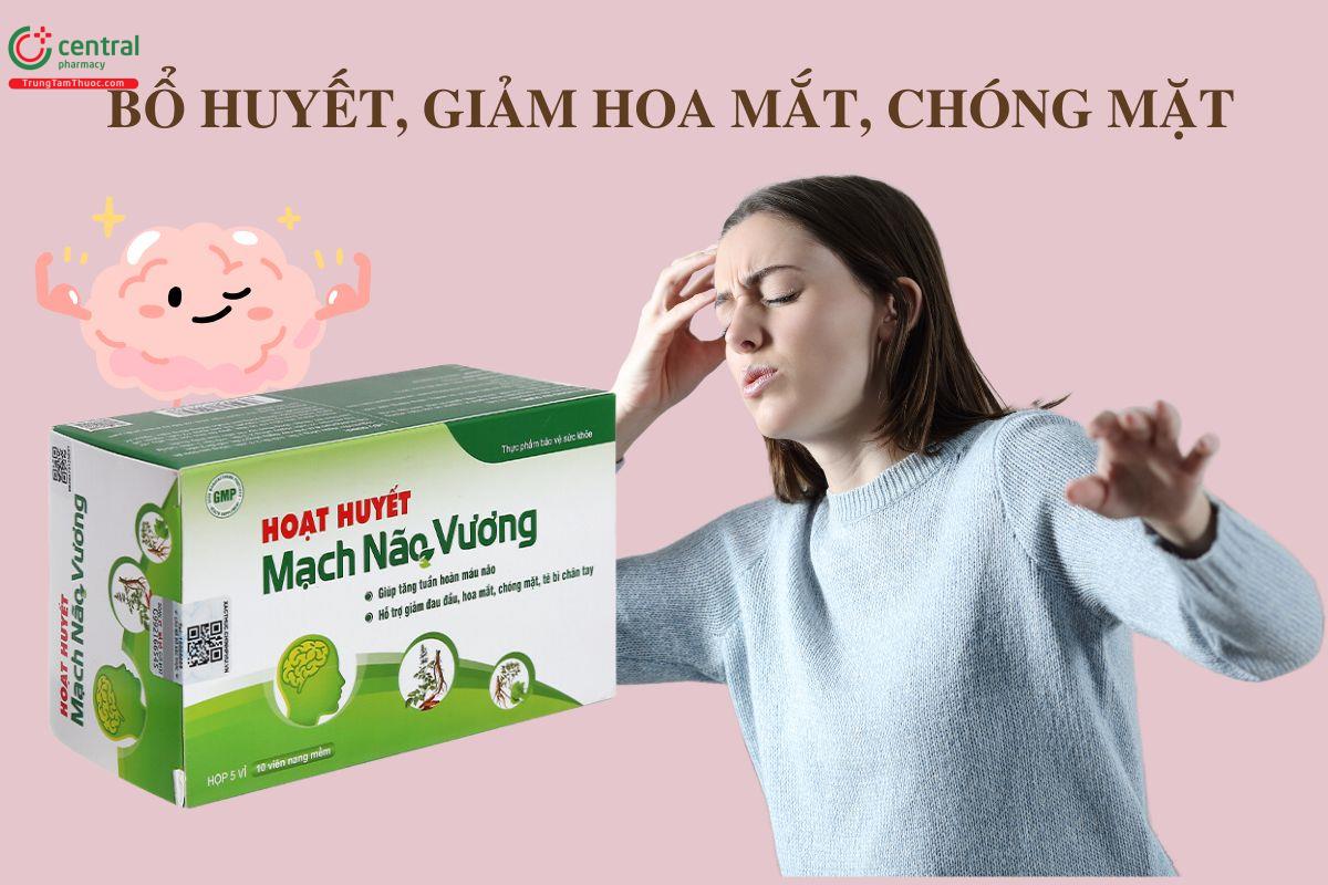 Công dụng Hoạt Huyết Mạch Não Vương