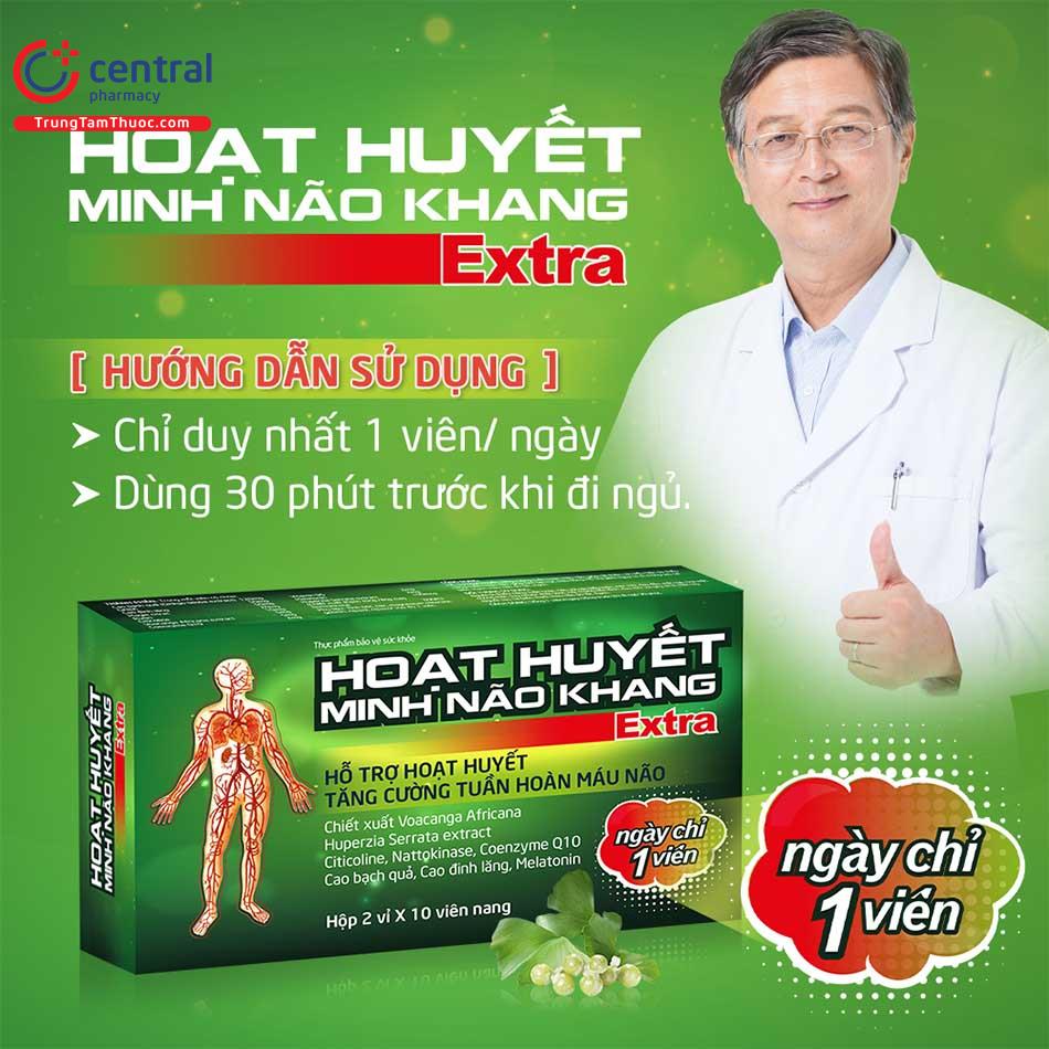 Hoạt Huyết Minh Não Khang Extra cải thiện hệ thần kinh