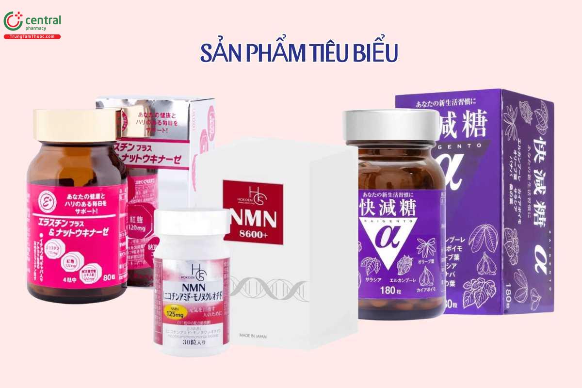 Một số sản phẩm của Hokoen Pharmaceutical