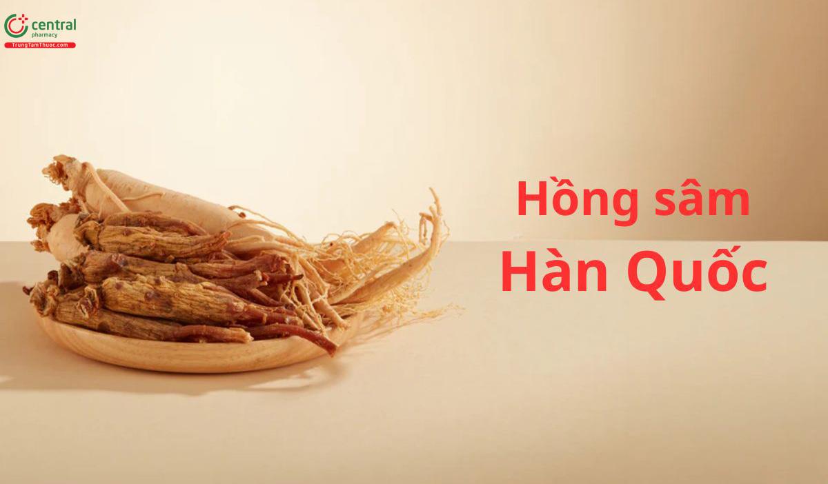 Hồng sâm Hàn Quốc