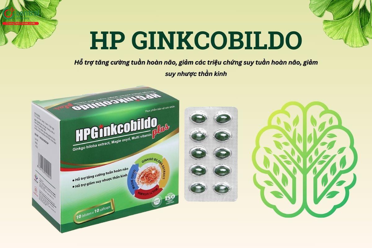 HP Ginkcobildo Plus tăng cường tuần hoàn não, giảm suy nhược thần kinh