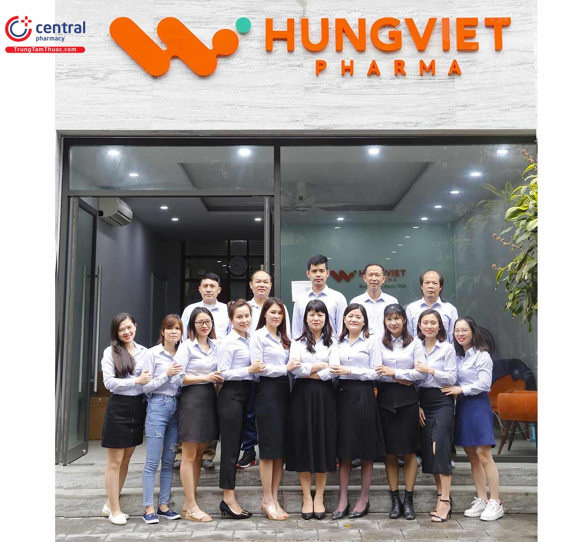 Đội ngũ nhân viên của Hưng Việt Pharma