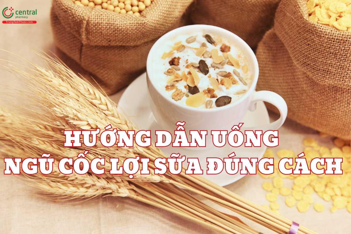 Hướng dẫn uống ngũ cốc lợi sữa