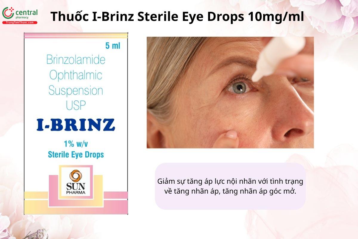 Chỉ định của thuốc I-Brinz Sterile Eye Drops 10mg/ml