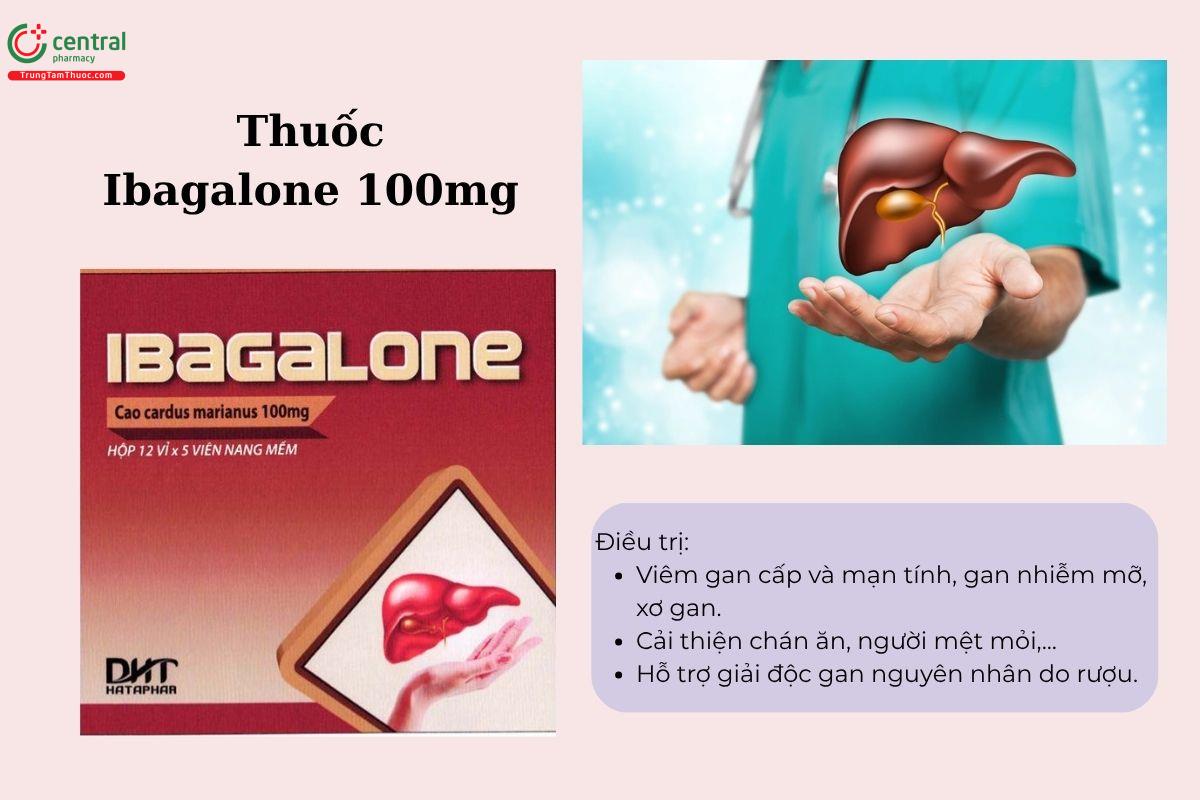 Chỉ định của thuốc Ibagalone 100mg