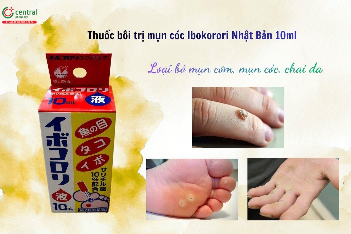 Thuốc bôi trị mụn cóc Ibokorori Nhật Bản 10ml - loại bỏ mụn cơm, mụn cóc, chai da