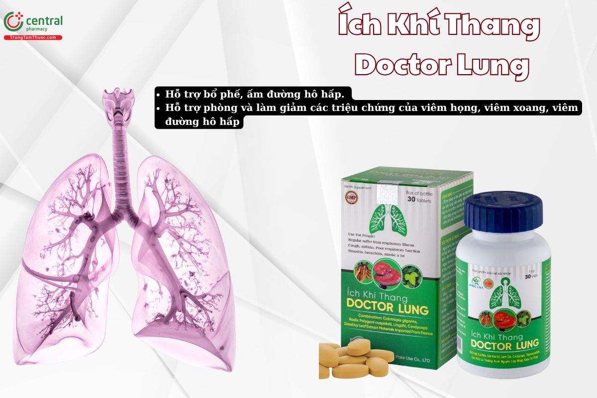 Viên uống Ích Khí Thang Doctor Lung giúp bổ phế, tăng cường chức năng hô hấp