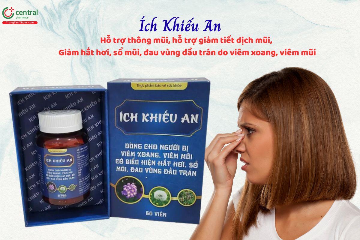 Ích Khiếu An - Dành cho người bị viêm xoang, viêm mũi
