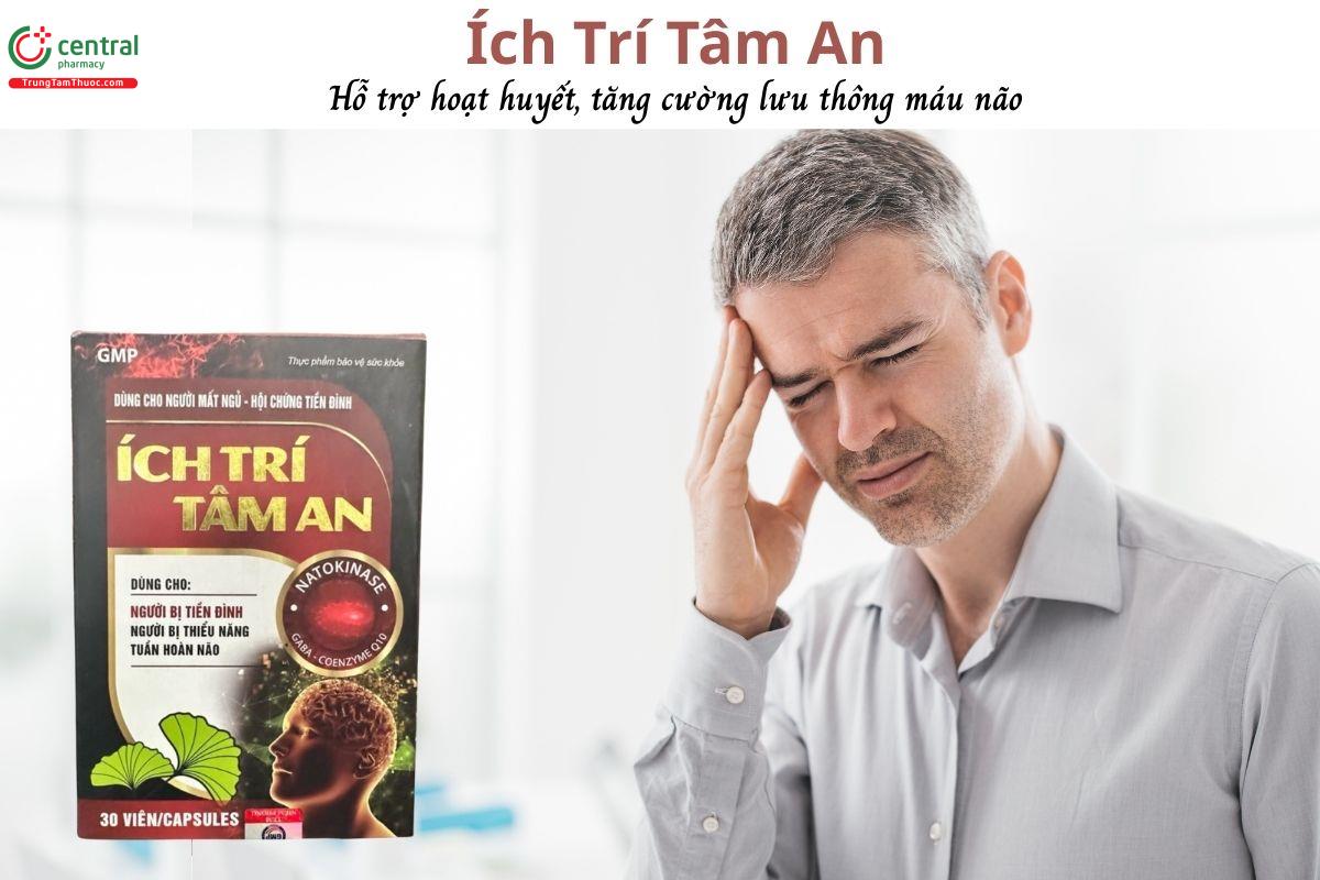 Ích Trí Tâm An - Tăng cường lưu thông máu não, giảm đau đầu, chóng mặt