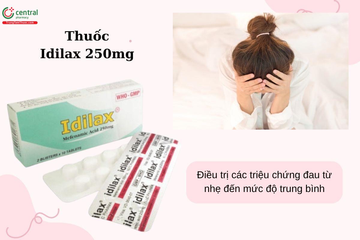 Chỉ định của thuốc Idilax 250mg