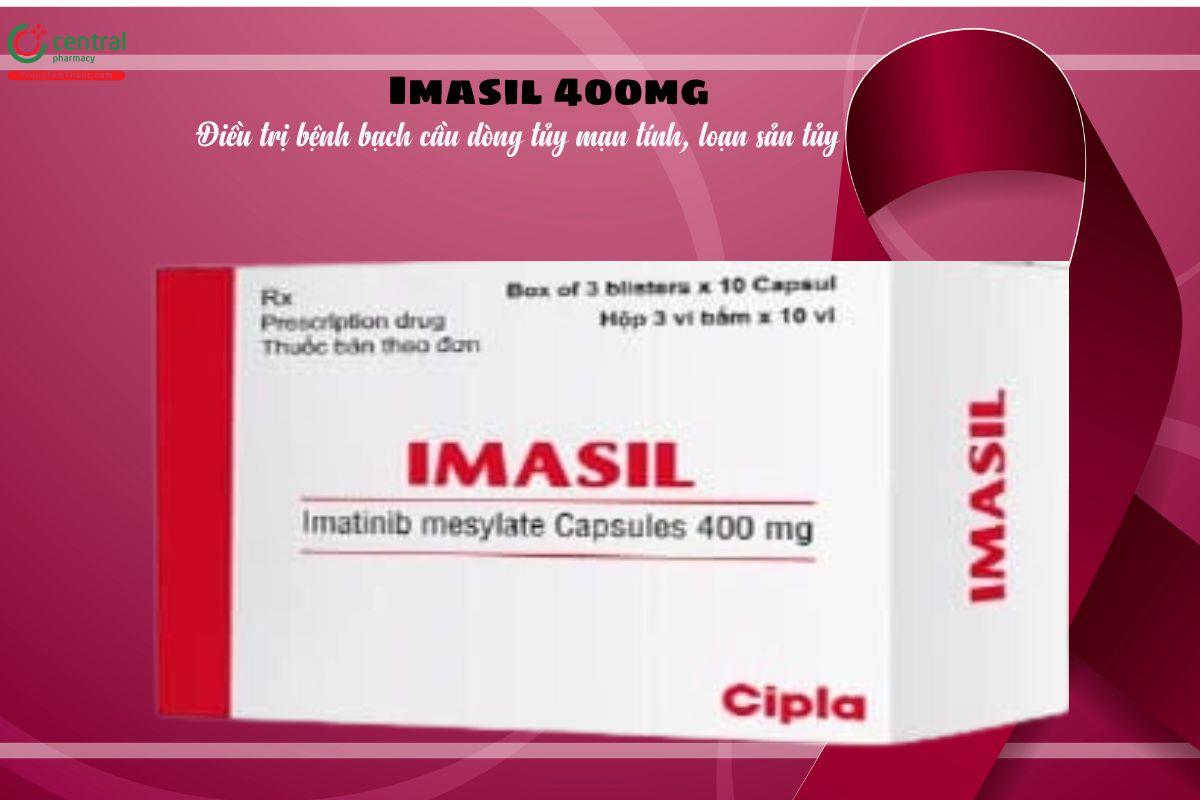 Thuốc Imasil 400mg điều trị bệnh bạch cầu dòng tủy mạn tính