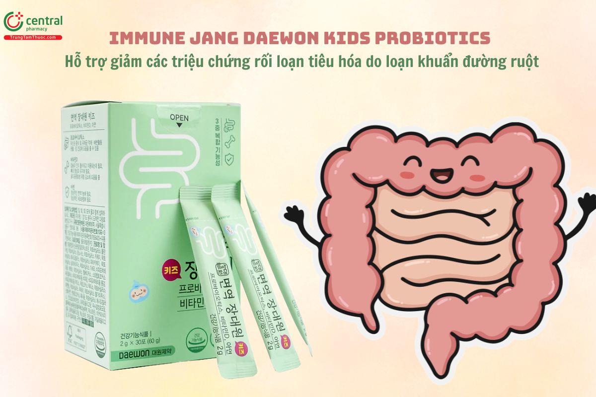 Immune Jang Daewon Kids Probiotics làm giảm rối loạn tiêu hóa