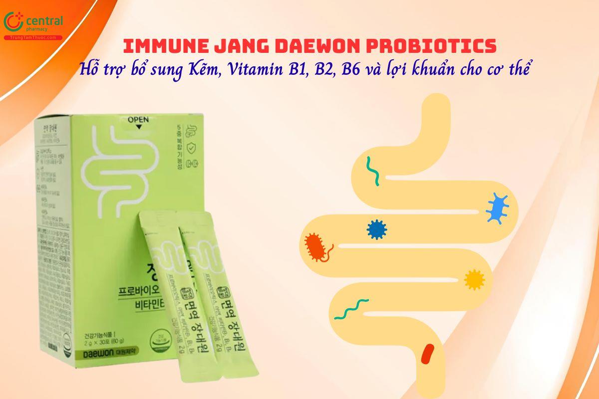 Immune Jang Daewon Probiotics giúp bổ sung vitamin và lợi khuẩn