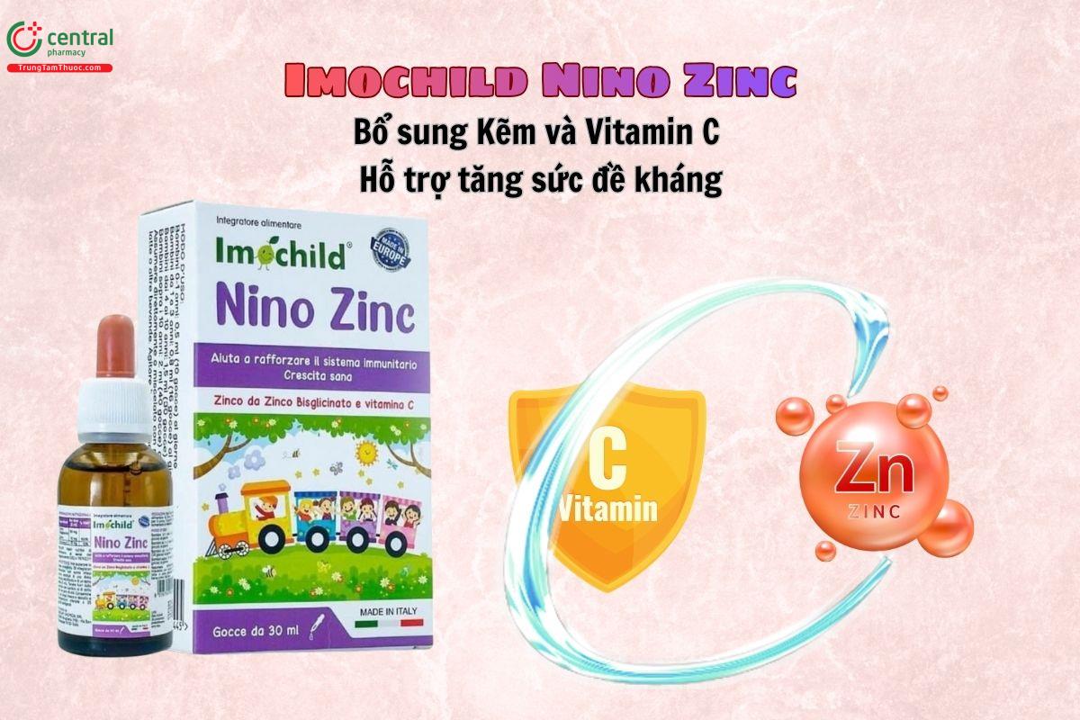 Imochild Nino ZinC bổ sung Kẽm và Vitamin C cho cơ thể