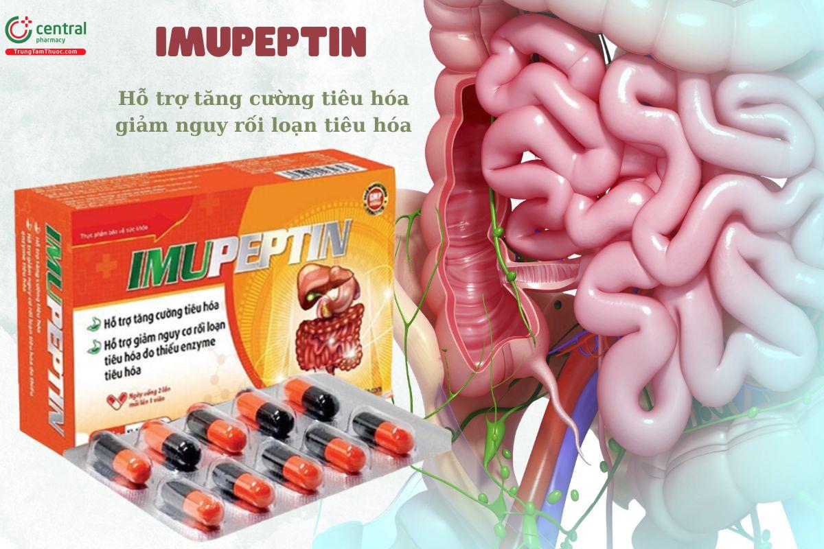 Imupeptin - Hỗ trợ tiêu hóa, giảm nguy cơ rối loạn tiêu hóa